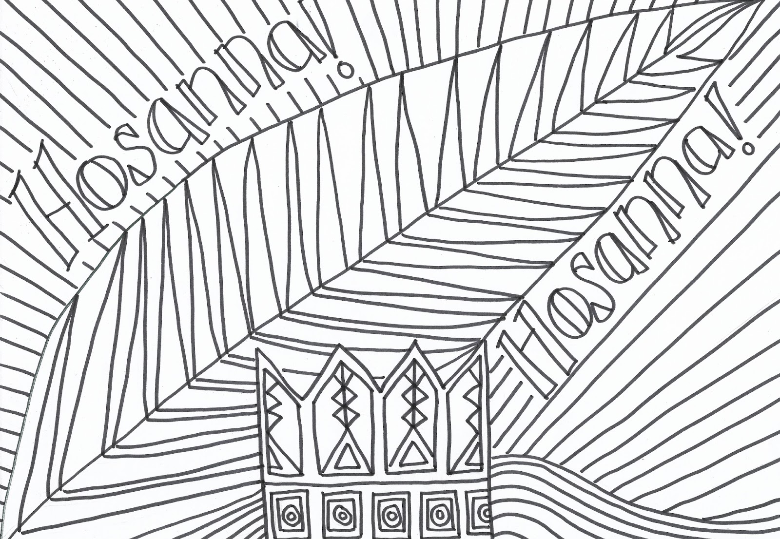 Flame: Creative Children&rsquo;s Ministry: Hosanna!: Palm Sunday Reflective