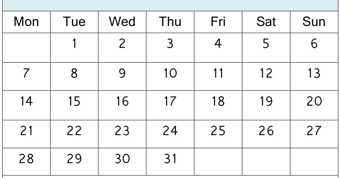 Free Printable Calendar & Holiday Templates