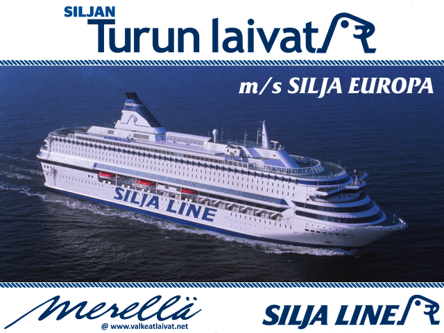 Merellä @  : Siljan Turun laivat - m/s Silja Europa