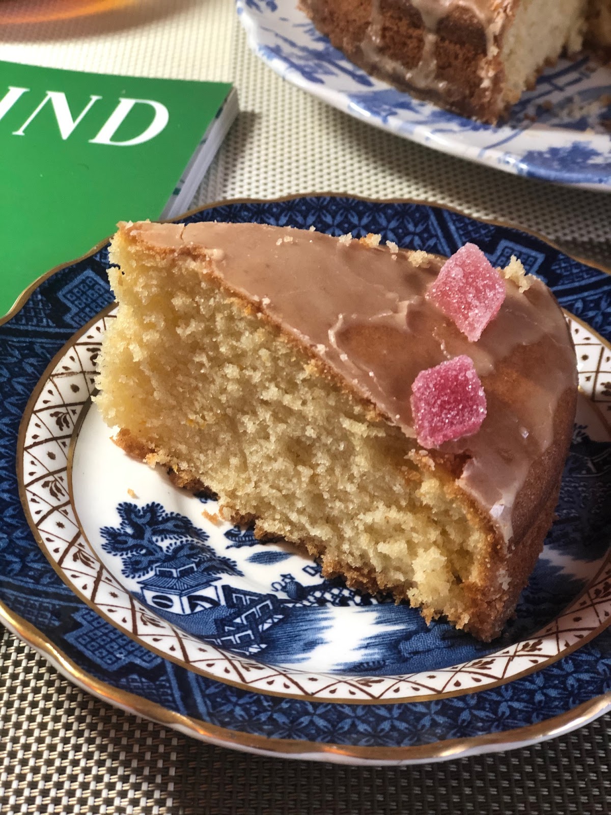 Chez Maximka Orange and coconut cream cake