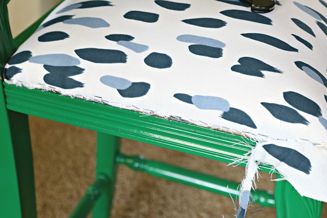 How To Re Cover An Upholstered Non Removable Chair Seat