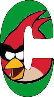letra C angry bird abecedario alfabeto