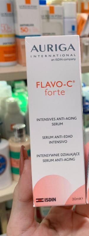 Tinh chất ngăn ngừa lão hóa và săn chắc da chuyên sâu AURIGA FLAVO-C Forte ISDIN – 30ml