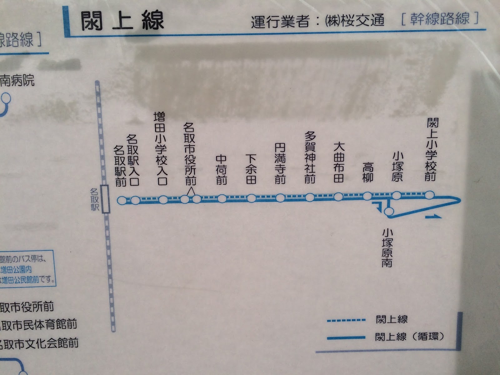 仙台テンメイ農場便り バス時刻表
