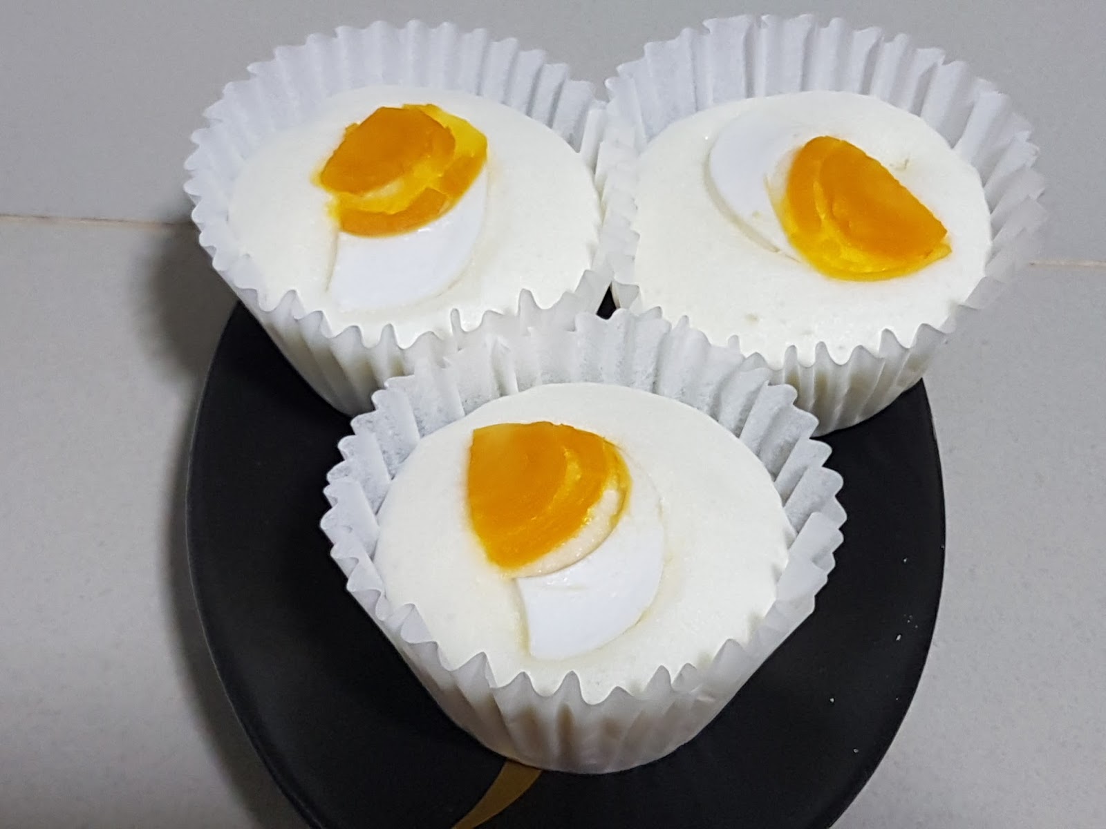 Kasher's Kitchen Puto Pao (Steamed Chiffon cupcakes with Chicken BBQ