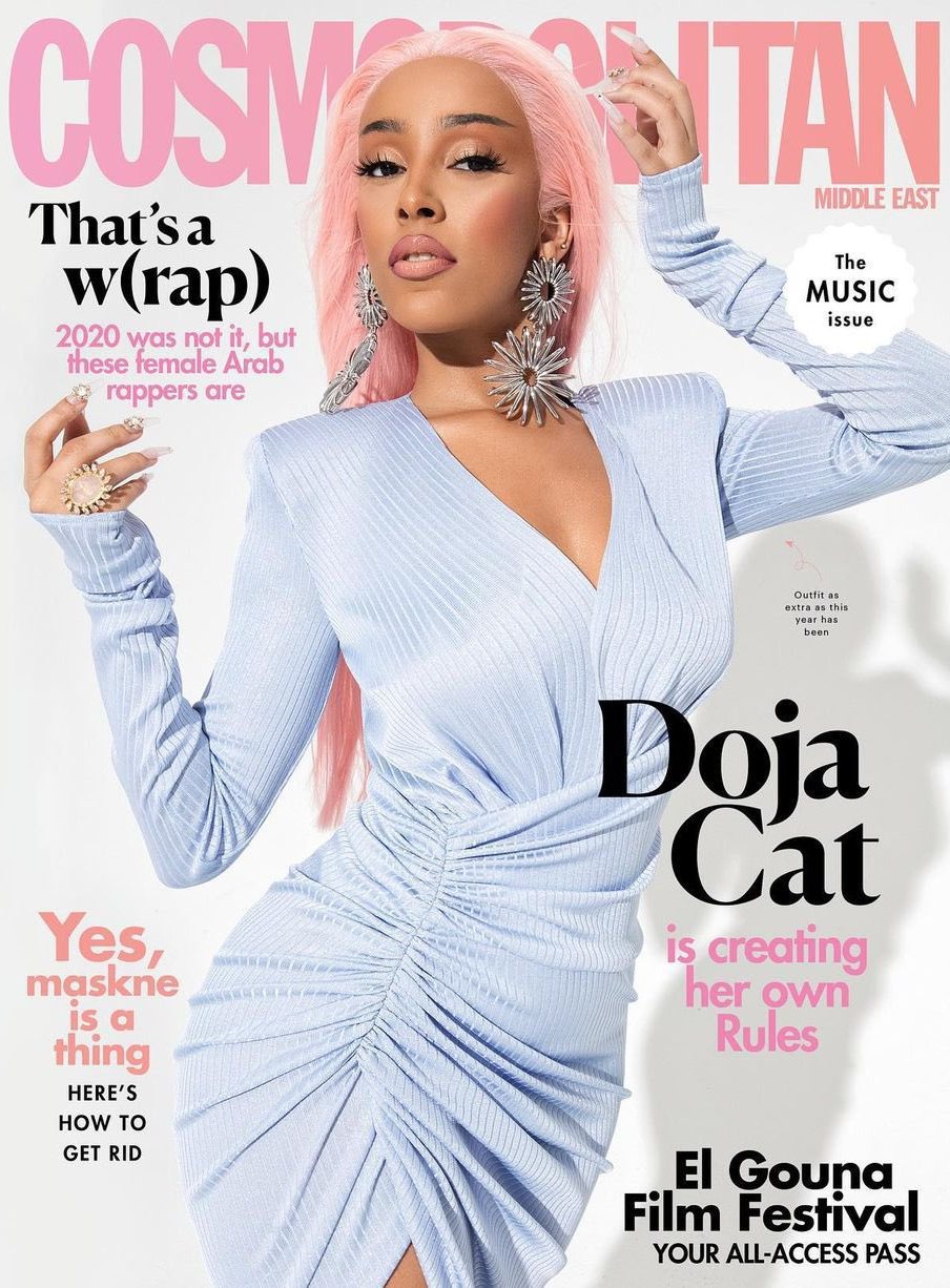 Doja Cat covers 'Cosmopolitan' (Middle East)... - ~ * Toya'z World * ~ doja-cat-covers-cosmopolitan-middle-east-toya-z-world