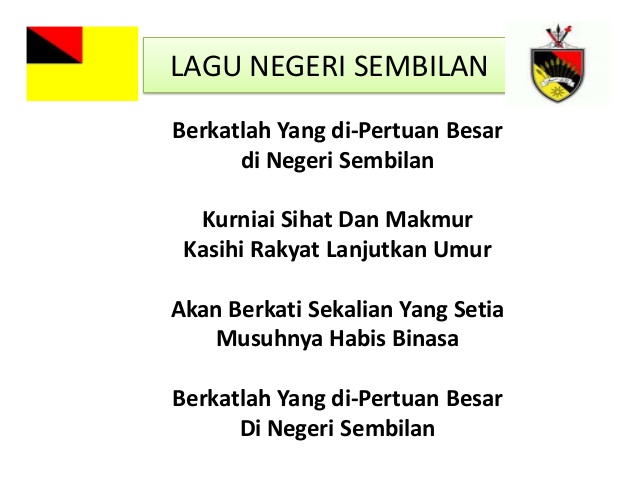 My School: Lagu Negeri Sembilan