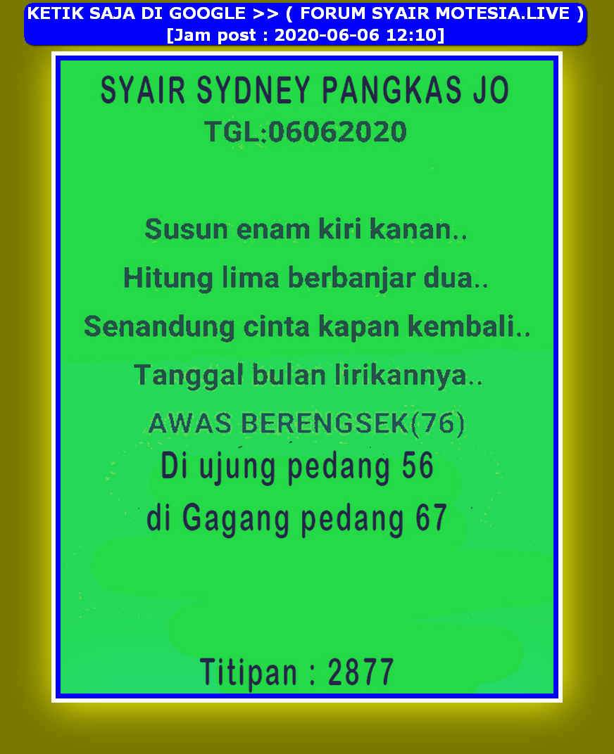 forum syair meloditogel