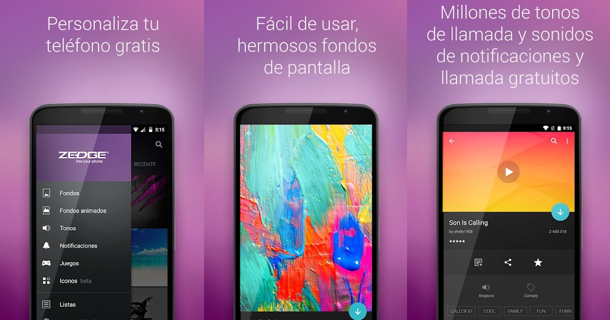 Descarga Zedge Premium Mejor Aplicación para descargar Wallpaper en