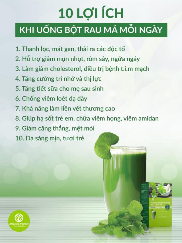 [Nhập Sỉ] Bột Rau Má Amazing Powder