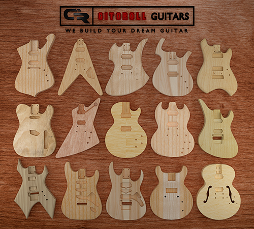 Design A Custom Guitar Body Shape, Headstock And Inlays