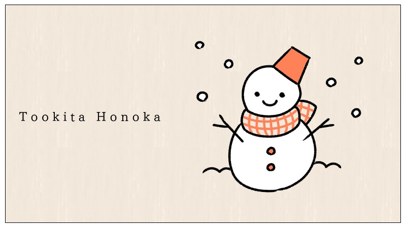 簡単かわいい 雪だるまのイラストの描き方 冬 手書き ボールペン 手帳用 遠北ほのかのイラストサイト