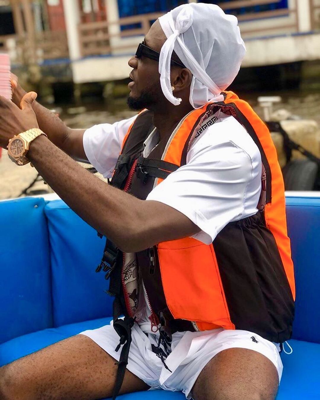 Pictures of handsome, dark Chimezie Imo