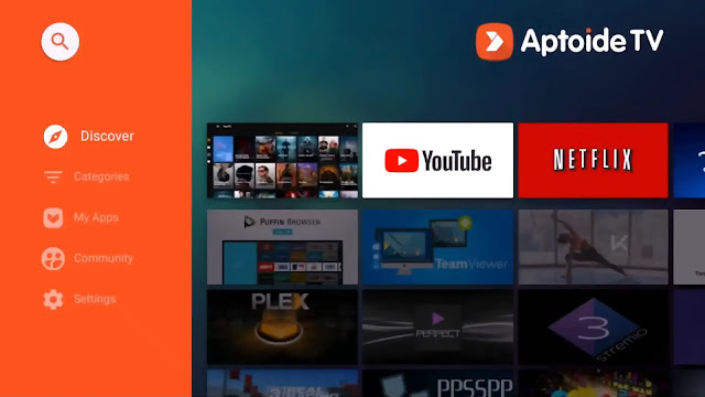 open aptoide tv app in your mi tv Aptoide tv app for android tv
