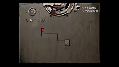 Location Map, Laboratory 1.UG, Resident Evil, HD Remaster, Jill Valentine