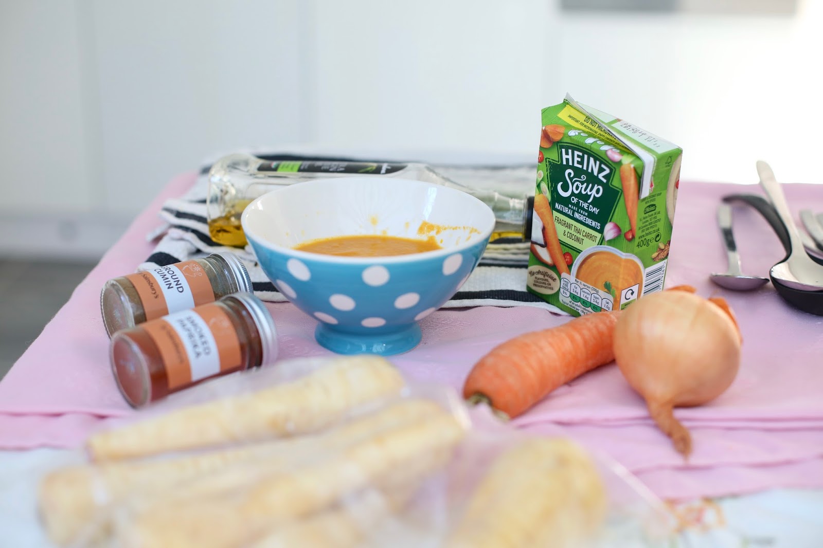 making soup at home