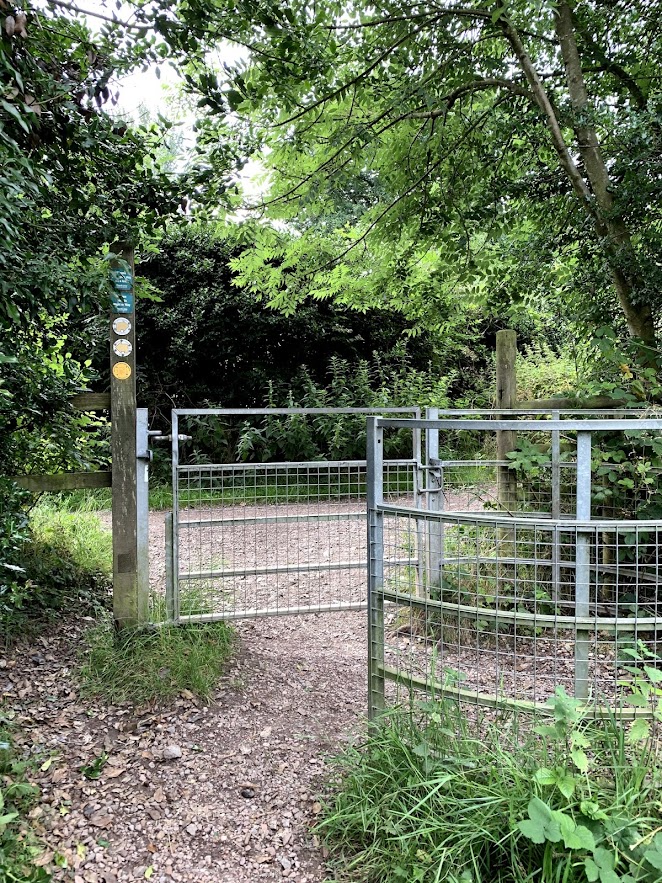 gate to woods