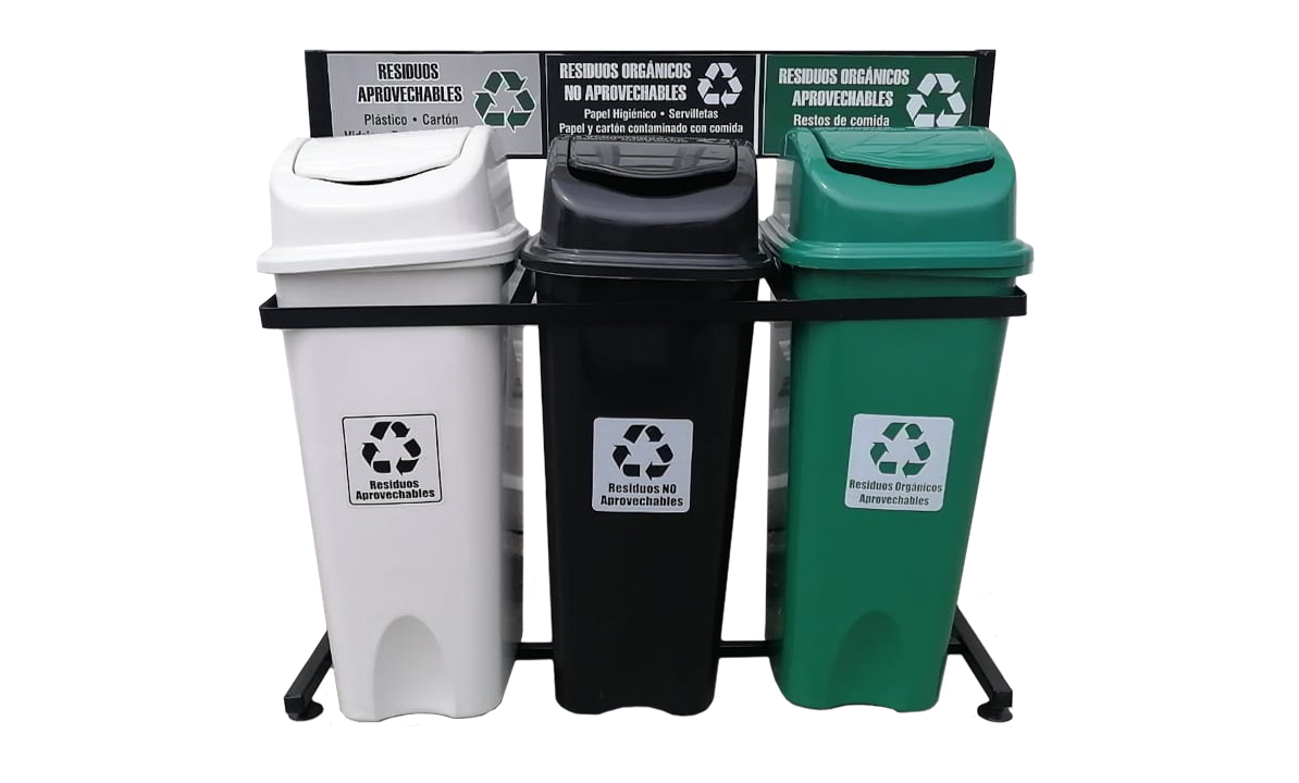 colores de la canecas para reciclar