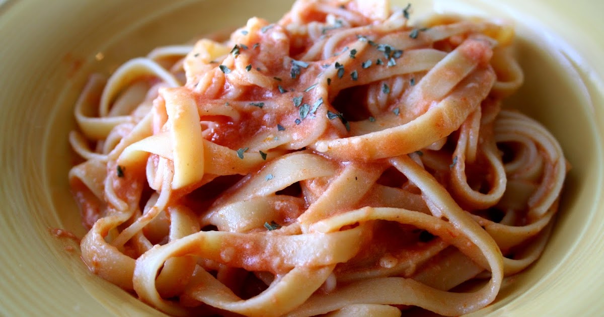 For the Love of Food: Pasta with Creamy Tomato Sauce