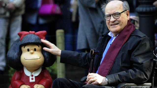 Falleció Quino, el creador de Mafalda