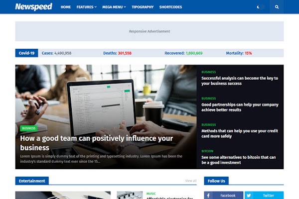 Newspeed Premium Blogger Template Free Download Newspeed Premium Blogger Template Free Download