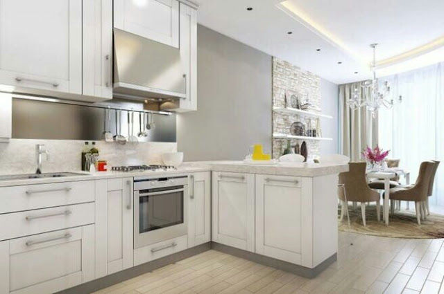 Interior design of a small kitchen