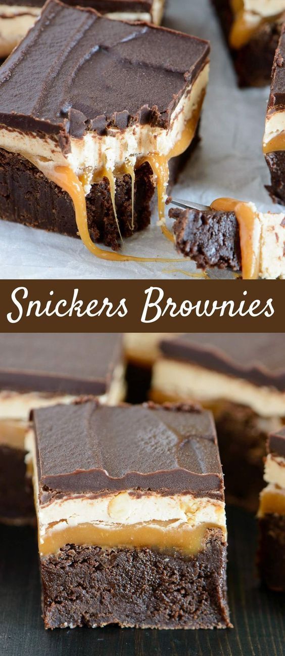 Snickers Brownies OFFICIAL KITCHEN