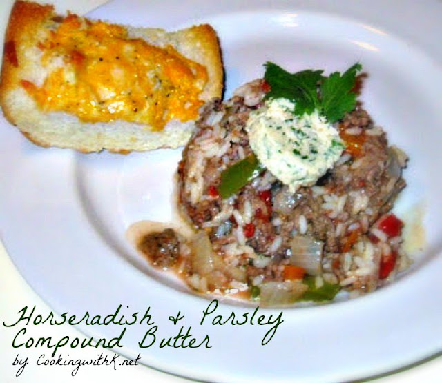 Horseradish and Parsley Compound Butter