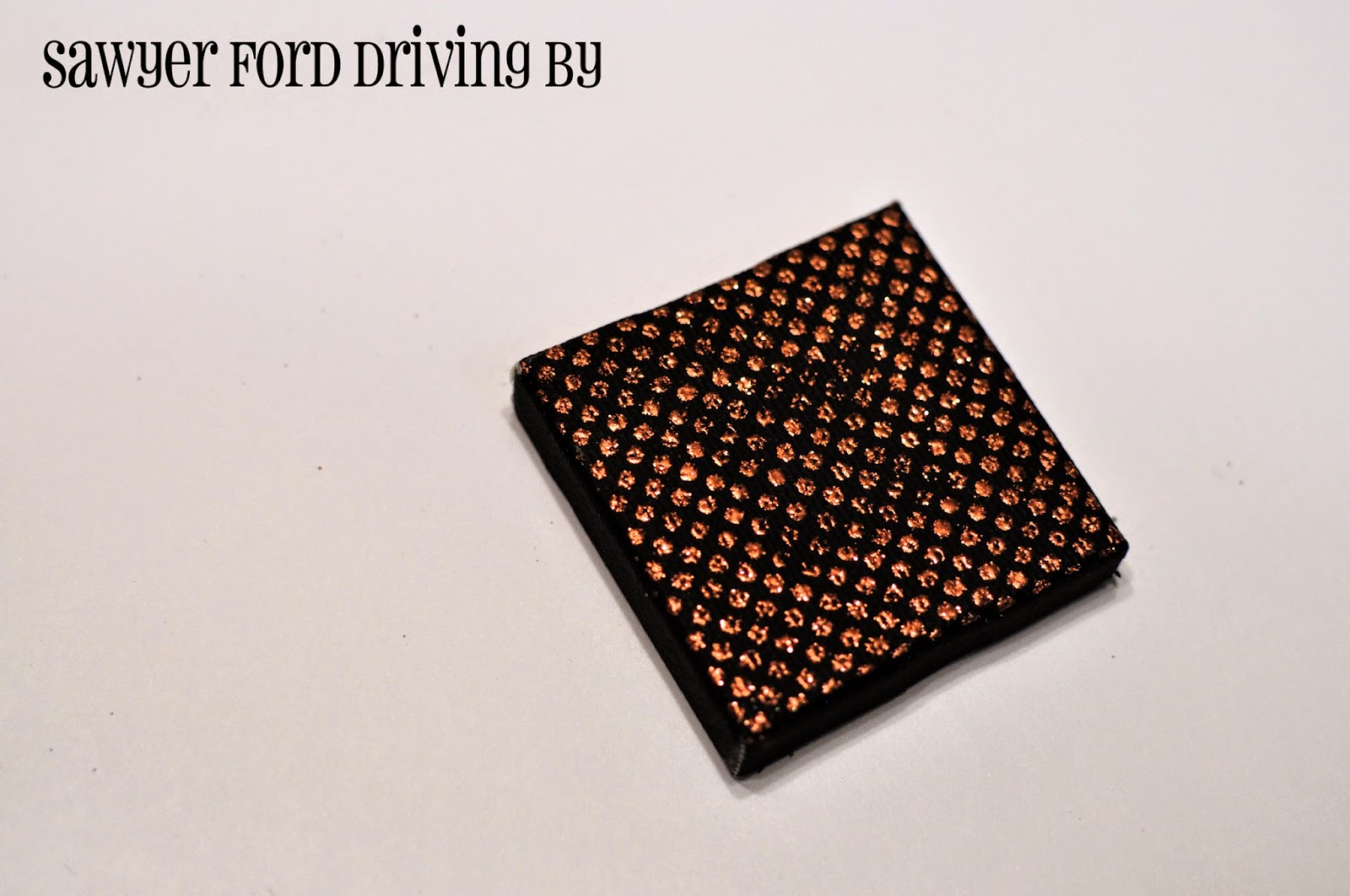 Sawyer Ford Driving By: Embossed Mini Canvas Magnets