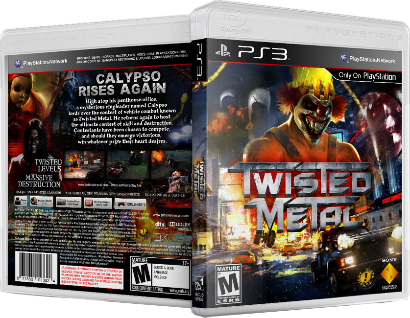PSNPLAY3 Twisted Metal PS3/PSN DOWNLOAD. PKG + RAP.