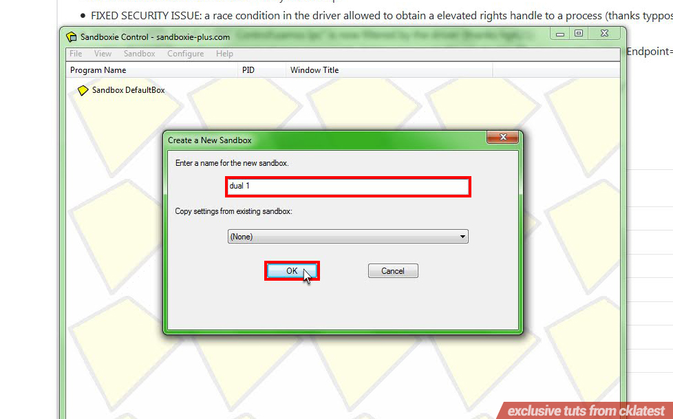 How to use Premium Sandboxie