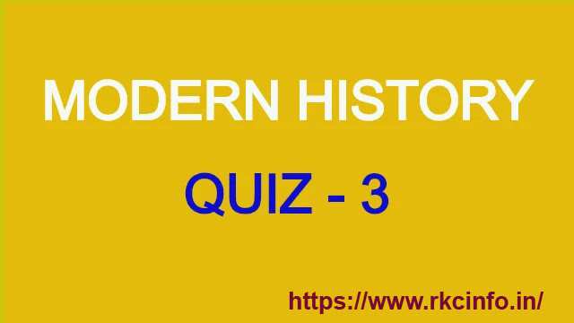 Modern History of India -Partition of Bengal  Quiz - 3