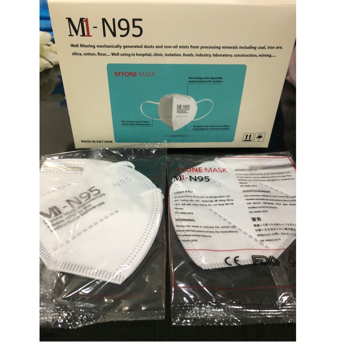 Khẩu trang N95 - Myone 5 lớp cao cấp chính hãng