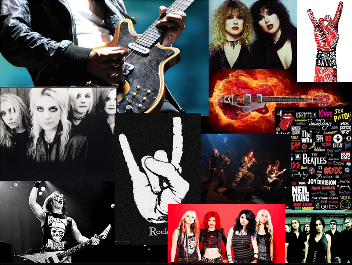 RAM Productions: Mood Board for Rock Genre