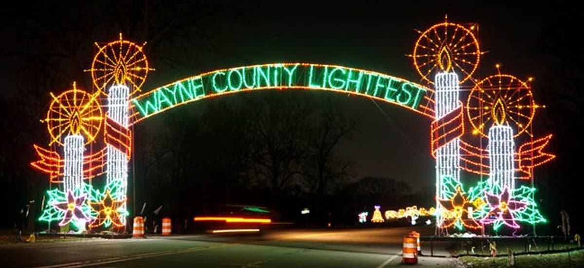 The Eagle Wayne County Lightfest display opens for season