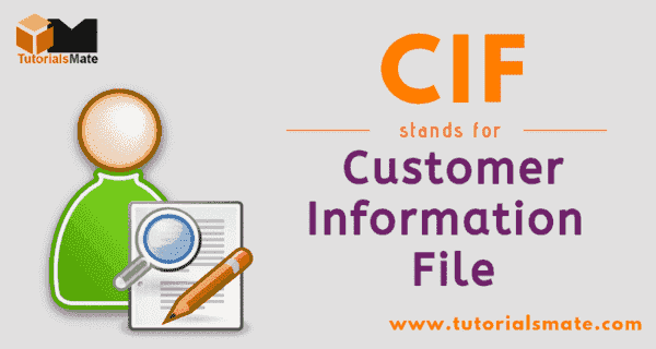 CIF Full Form What Is CIF In Banking TutorialsMate cif-full-form-what-is-cif-in-banking-tutorialsmate