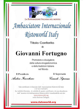Ambasciatore Internazionale Ristoworld Italy