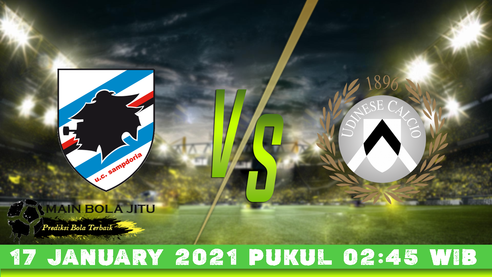 Prediksi Skor Sampdoria Vs Udinese