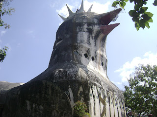 The Other Way to See Borobudur Temple From Far is From Chicken Church