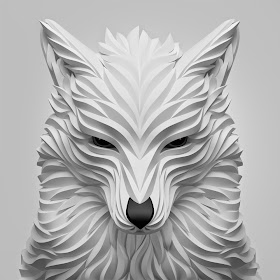 10-White-Wolf-Maxim-Shkret-Digital-Origami-Animal-Art-www-designstack-co