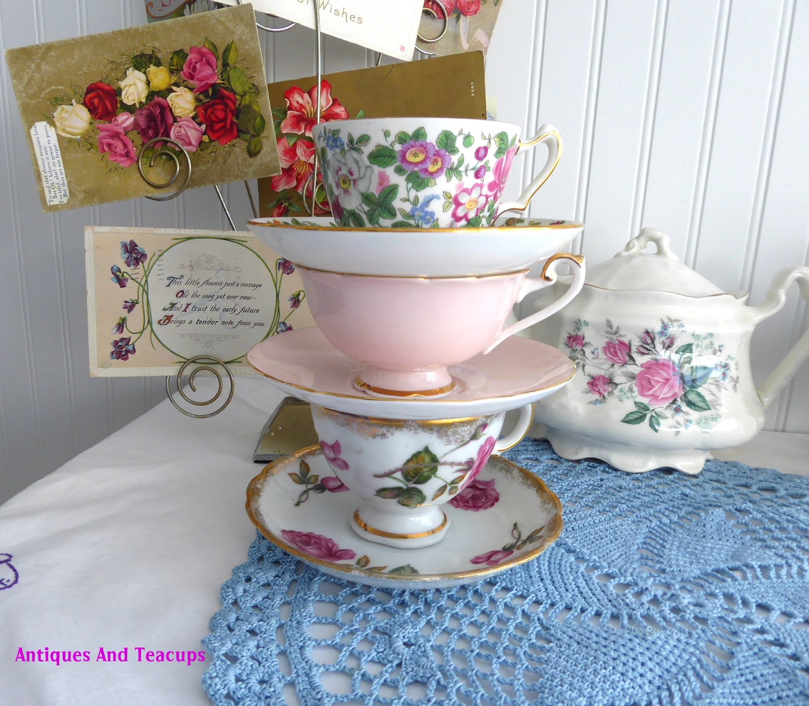Antiques And Teacups Tuesday Cuppa Tea, Pink Spring Tea For April