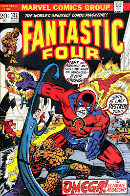 Fantastc Four v1 #132 marvel comic book cover art by Jim Steranko