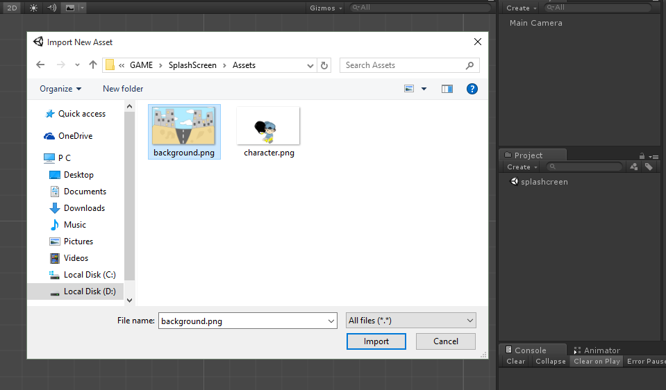 Tutorial Unity, Membuat Splash Screen Game Android (Part 1 : Pengaturan ...