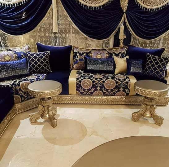 تصميم غرفة المعيشة الفخمة