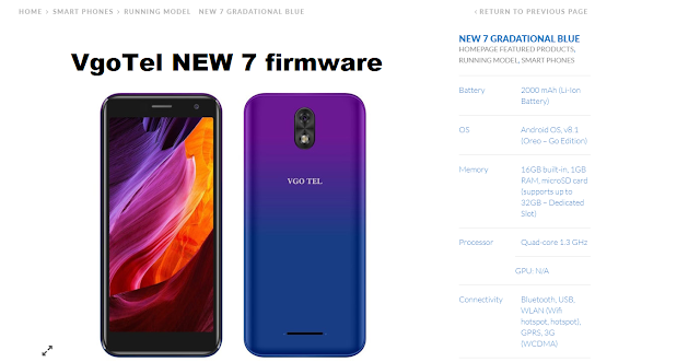 VgoTel NEW 7 official firmware