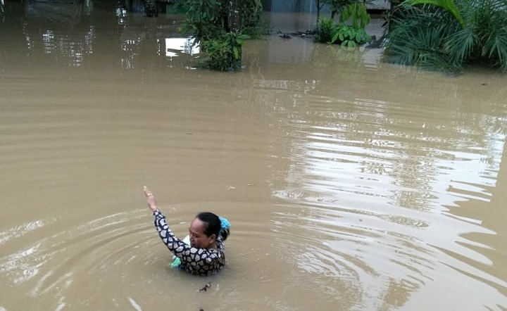 Luapan Sungai Satui dan Haruyan, Rendam Dua Kabupaten di Kalimantan Selatan