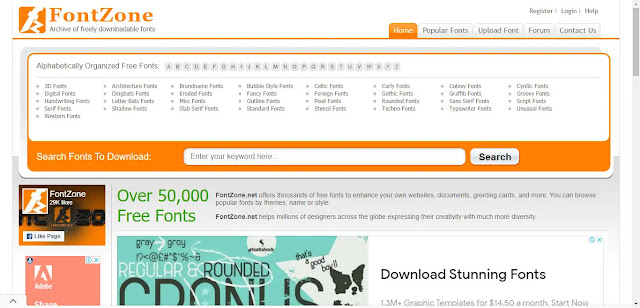 موقع fontzone