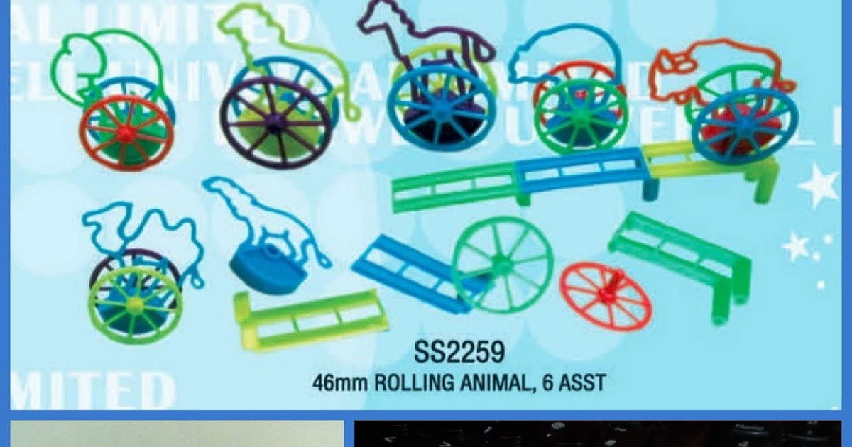 R is for ♪♫ Rolling, Rolling, Rolling, Keep Them Novelties Rolling