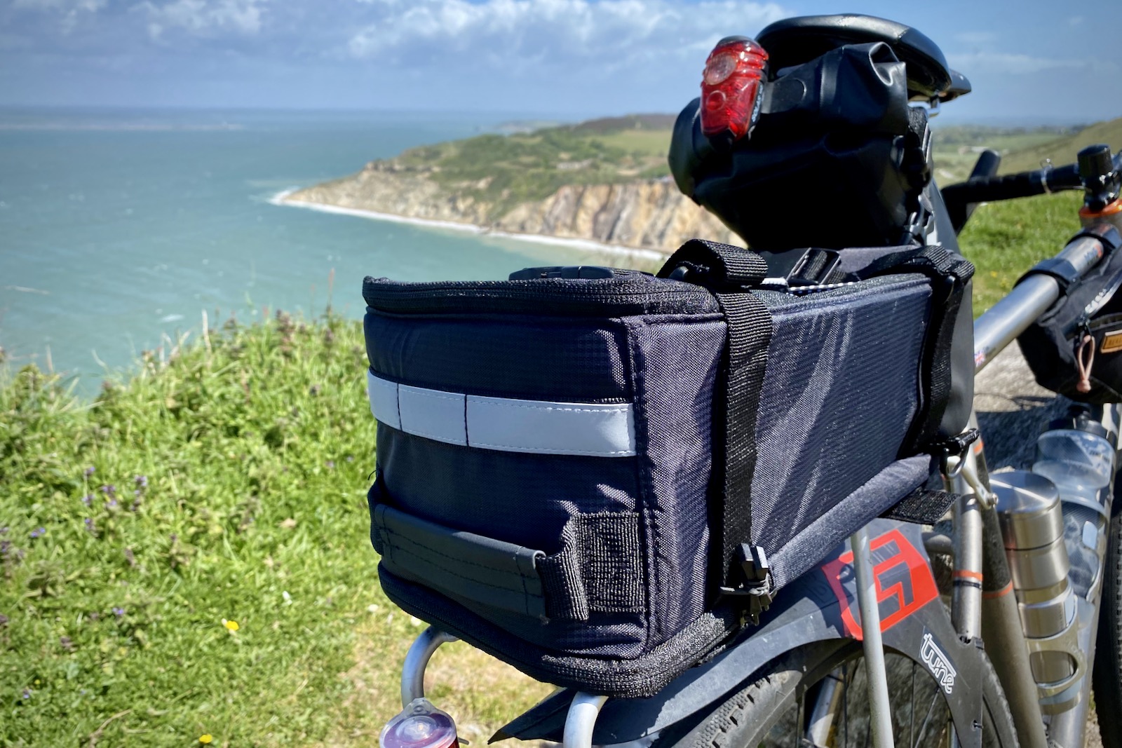 Review BTR Deluxe Pannier Rack Top Bicycle Trunk Bag