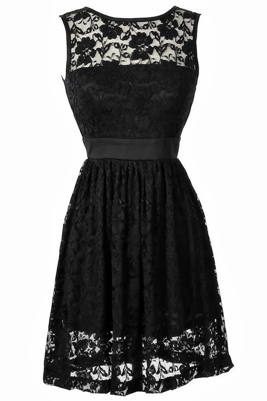 Sleeveless black lace mini dress fashion trend,. . . click for more ...